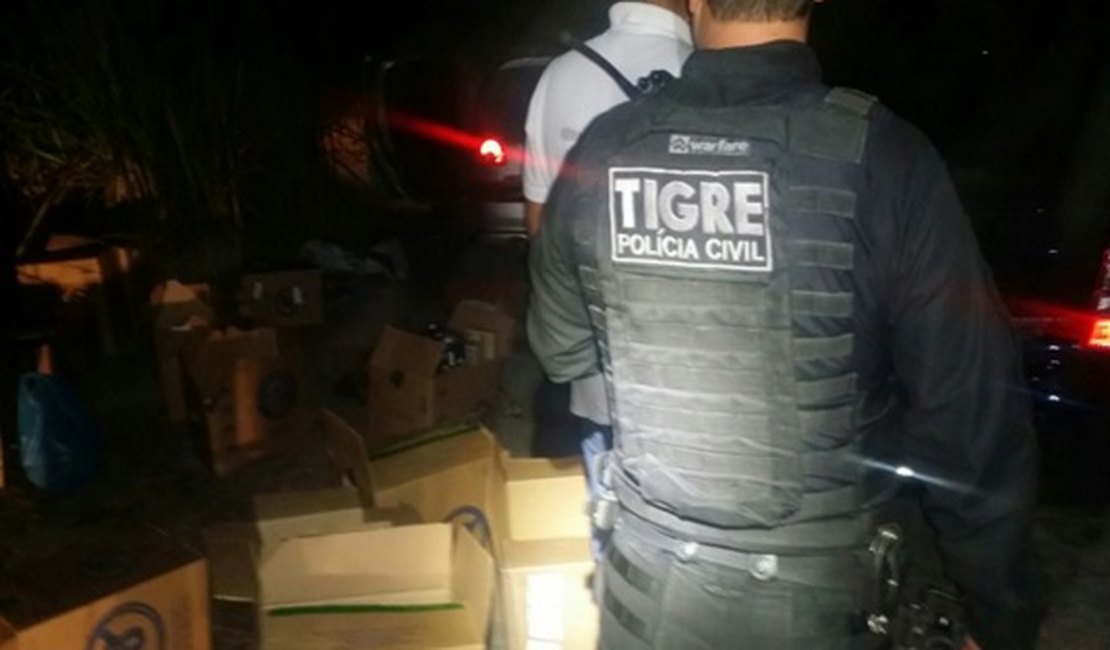 Polícia recupera carga de cigarros avaliada em R$ 30 mil