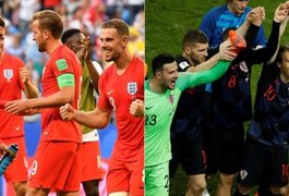 Croácia e Inglaterra disputam hoje segunda vaga para final da Copa