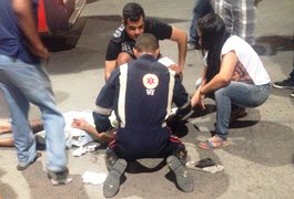 Trabalhador fica ferido ao cair de escada atingida por veículo, em São Miguel dos Campos