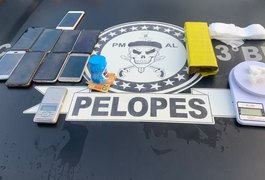 PM encontra nove celulares e drogas com dupla que havia assaltado mulheres em Arapiraca