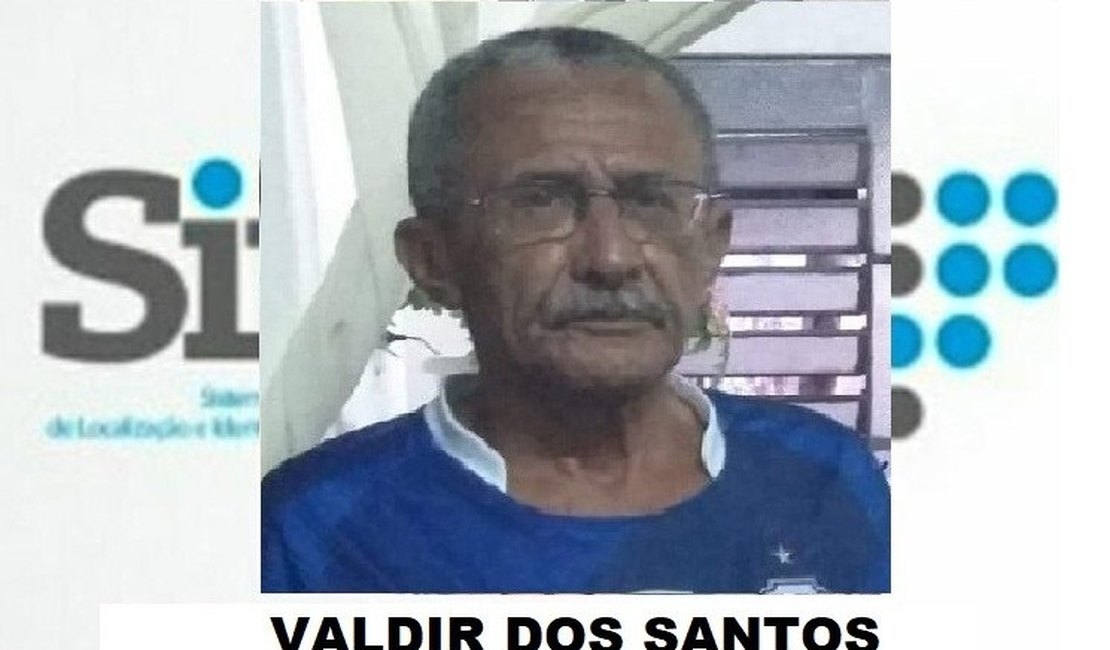 Idoso de 75 anos desaparecido em Maceió é encontrado sem vida