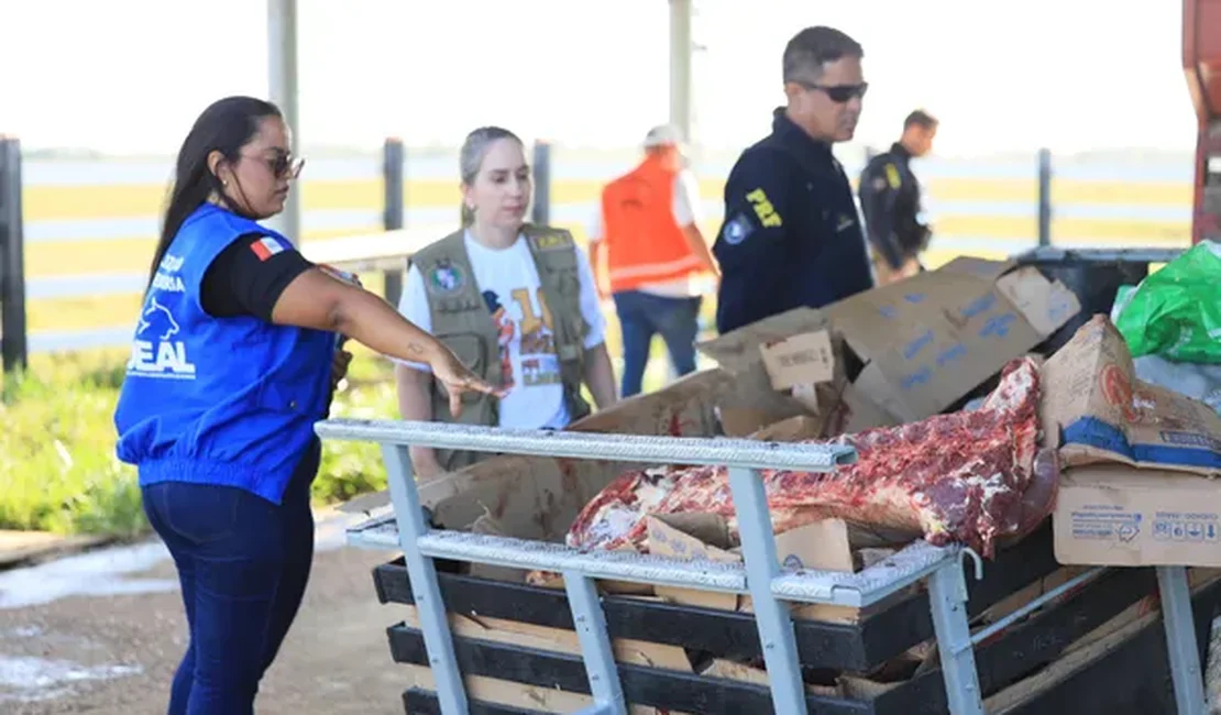 FPI flagra abate clandestino e recolhe carnes em condições impróprias para consumo