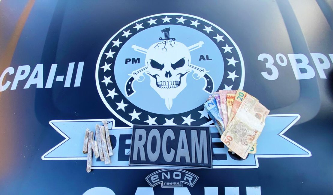 Mulher de 50 anos é presa por tráfico de drogas no Manoel Teles, em Arapiraca