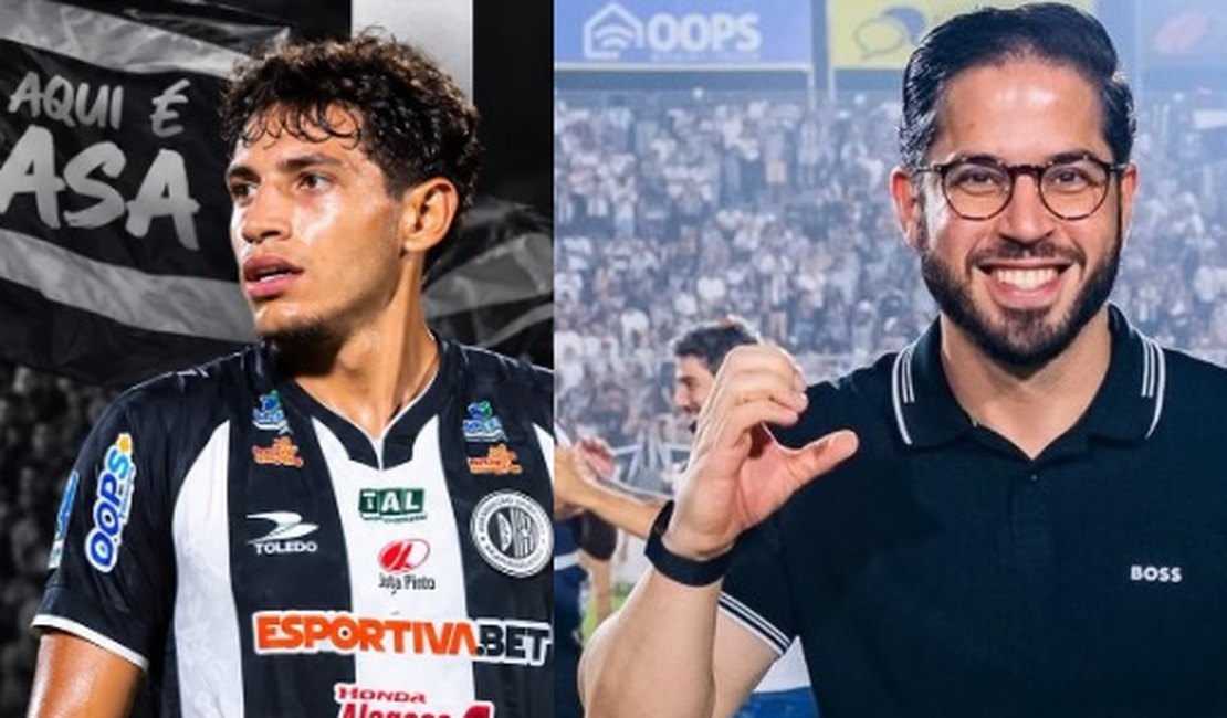 ASA anuncia saída de executivo de futebol e renovação com volante Vitão