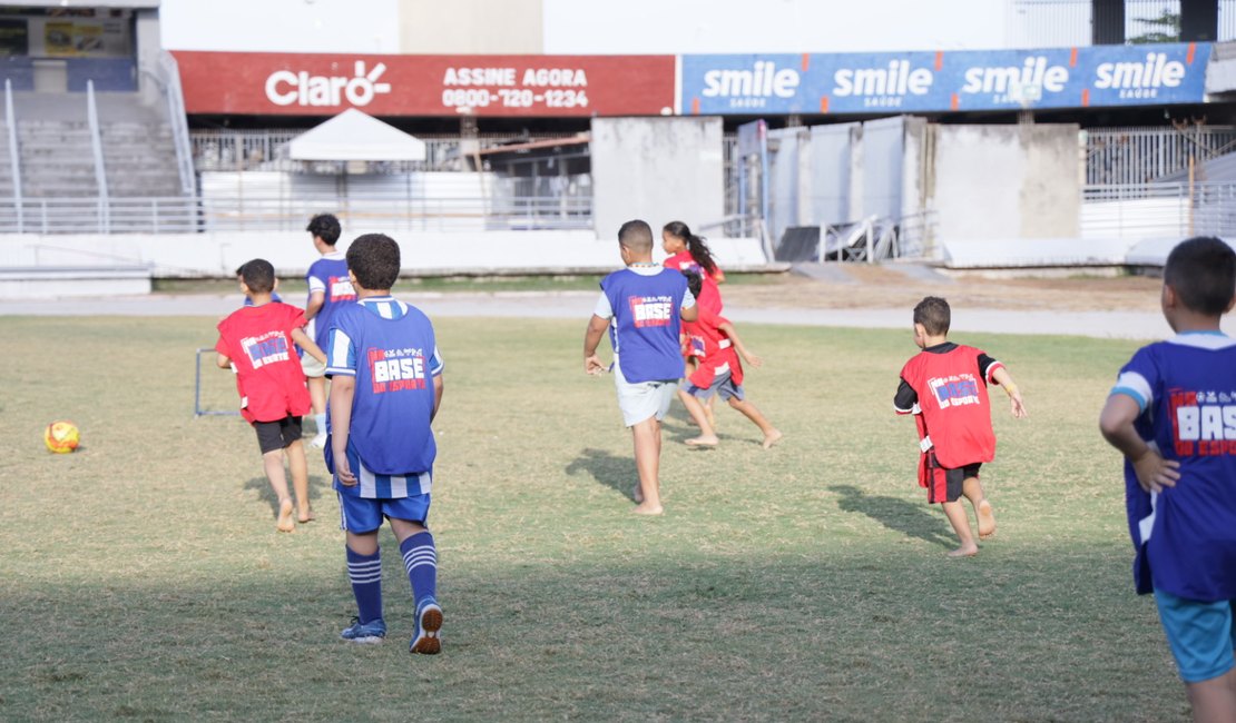 Jogando pela paz: iniciativa do MPAL promove tarde de lazer para filhos de torcedores do CSA e CRB