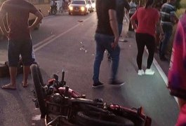 Condutor morre em batida frontal entre motocicletas no interior de Alagoas
