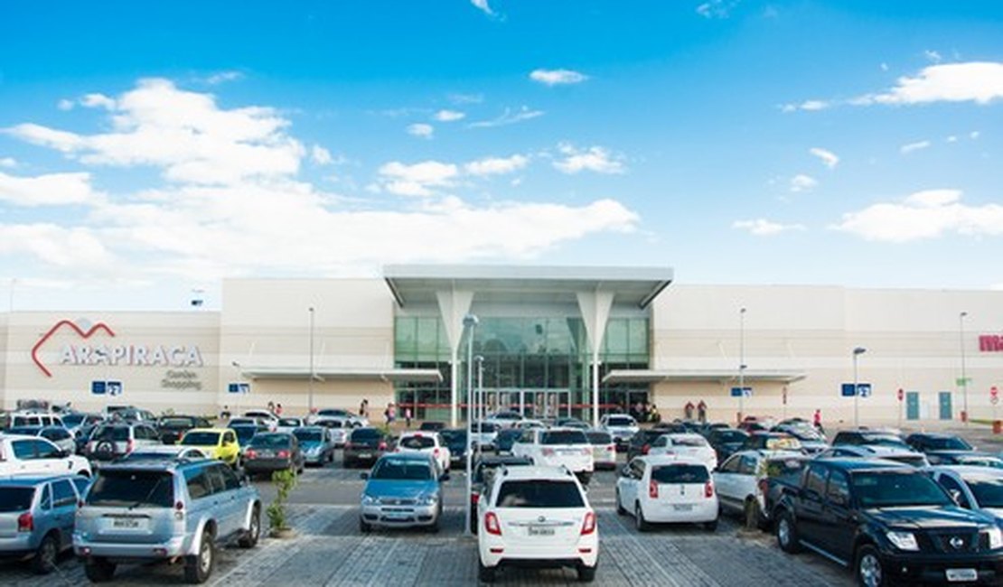 Arapiraca Garden Shopping amplia horário de funcionamento neste domingo