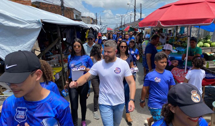 Delegado Thiago Prado leva campanha Pé no Chão para Zona da Mata alagoana