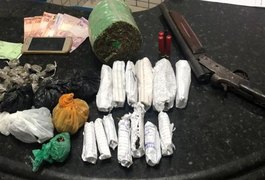 Polícia Civil prende traficante e apreende arma de fogo em Junqueiro