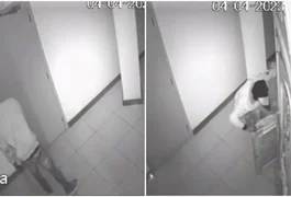 VÍDEO: Ladrão invade igreja, causa danos e furta crucifixos e cálices em Minas Gerais