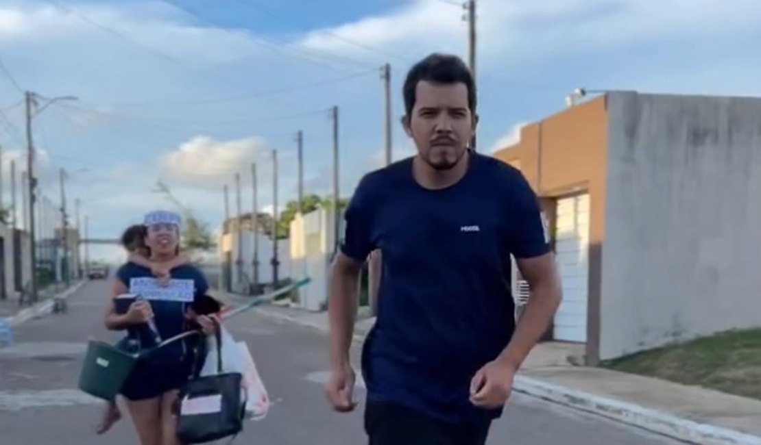 Casal de Arapiraca viraliza com vídeo sobre colaboração familiar