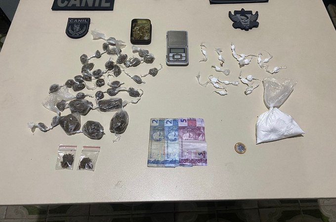 Jovem é preso ao ser flagrado com drogas em Arapiraca