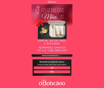 É golpe: link falso de kit do Dia das Mães do Boticário volta a circular no WhatsApp