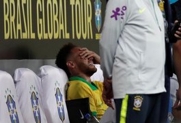 Neymar é cortado da seleção brasileira após lesão no tornozelo