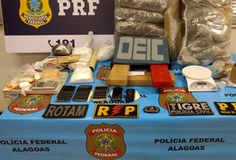 Operação apreende mais de meio milhão em drogas em Alagoas; veja o vídeo