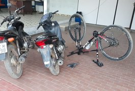 Pelopes recupera bicicleta roubada e apreende motos em Arapiraca