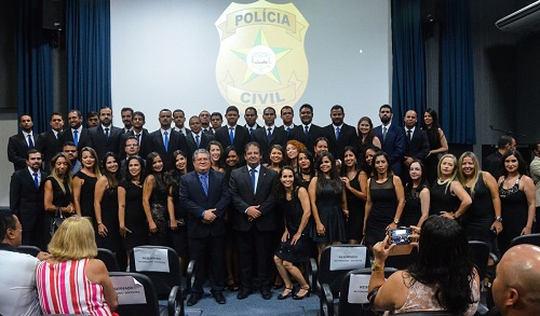 Polícia Civil forma turma de novos agentes para atuar no estado de Alagoas