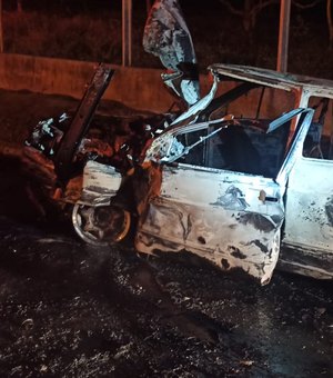 Motociclista morre em colisão frontal com carro na AL-125, em Olivença