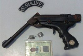 PM prende homem com espingarda de ar comprimido em Atalaia