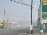 Arapiraca amanhece com neblina no Centro e em outros bairros da cidade