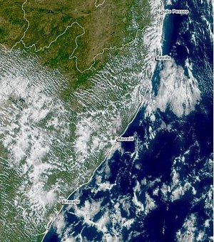 Inverno em Alagoas começa com tempo nublado e muita chuva