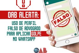 OAB alerta para golpe aplicado com perfil falso de advogado alagoano