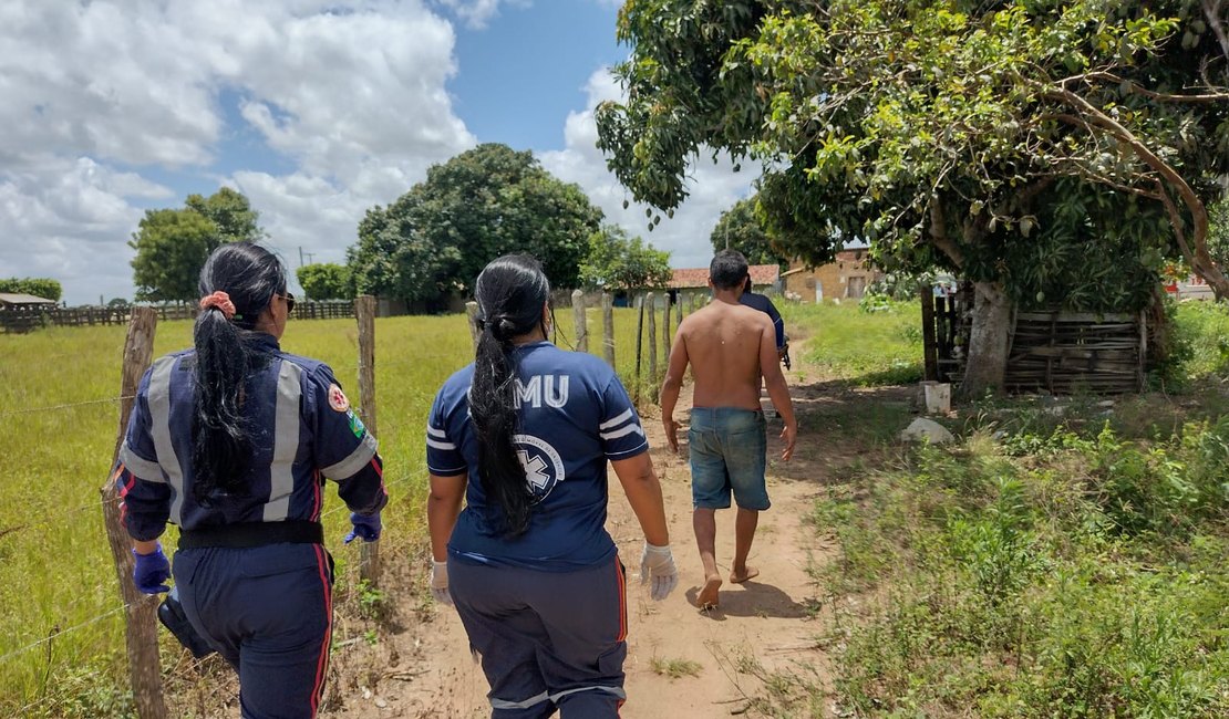Homem que afirma ter sido vítima de tentativa homicídio assusta moradores da zona rural de Arapiraca