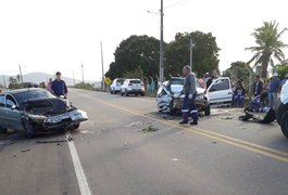 Colisão na AL 115 deixa cinco feridos em Igaci