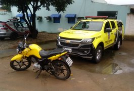 Mulher tem moto roubada na noite de ontem e recuperada nesta sexta (6), dia do seu aniversário