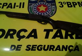 Polícia apreende arma durante desavença familiar em Girau do Ponciano