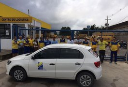 Funcionários dos Correios protestam por melhorias de trabalho