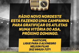 Seleção do rádio realiza campanha de arrecadação para prêmio de jogadores do ASA