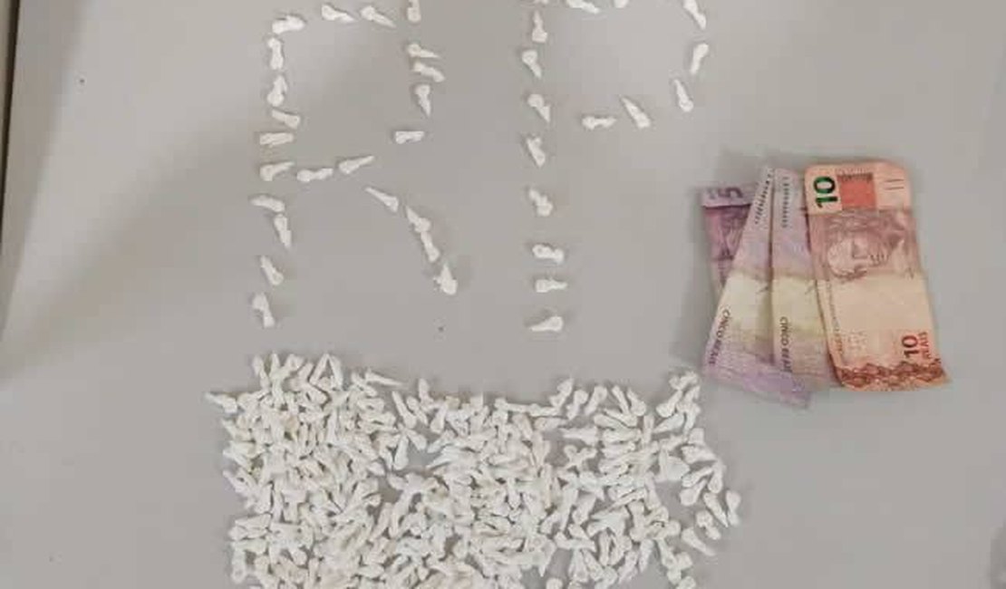 Menor é detido com 341 pedras de crack em São Miguel dos Campos