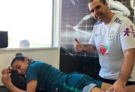 Em recuperação de lesão, Marta diz que está otimista e manda recado