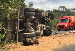 Morre motorista de caçamba envolvido em acidente em União dos Palmares