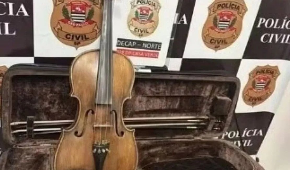 Homem é preso tentando vender violino furtado de 100 anos para o próprio dono