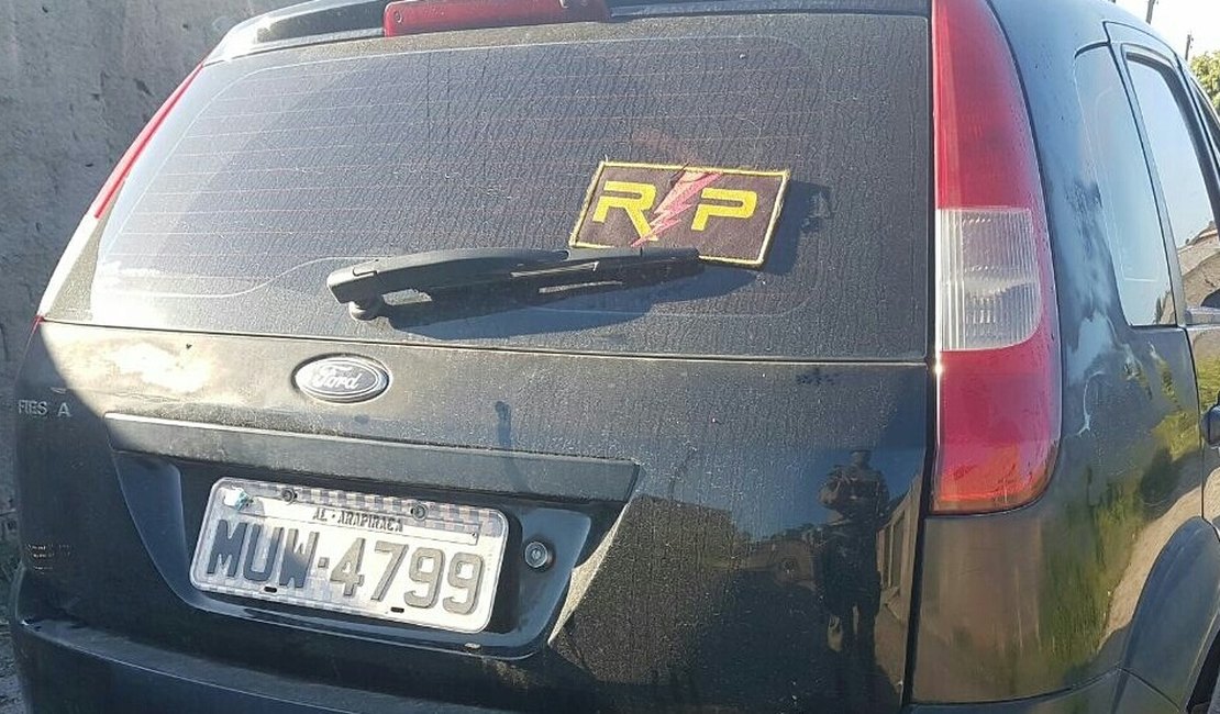Radiopatrulha recupera veículo roubado em Arapiraca