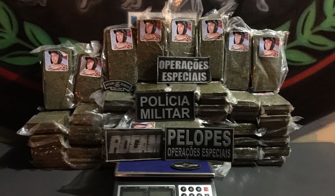 Sergipanos e um arapiraquense são detidos com 40kg de maconha
