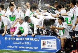 O Japão é o primeiro classificado para a Copa de 2014