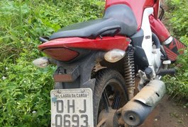PM recupera moto roubada em Lagoa da Canoa