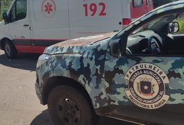 Acidente entre motos deixa duas pessoas feridas na AL-115