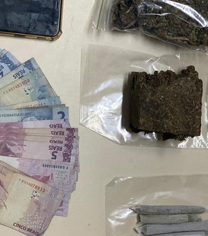 Preso homem acusado de tráfico de drogas na Ponta Verde, em Maceió