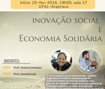 ITES/UFAL lança curso gratuito de extensão em Inovação Social e Economia Solidária