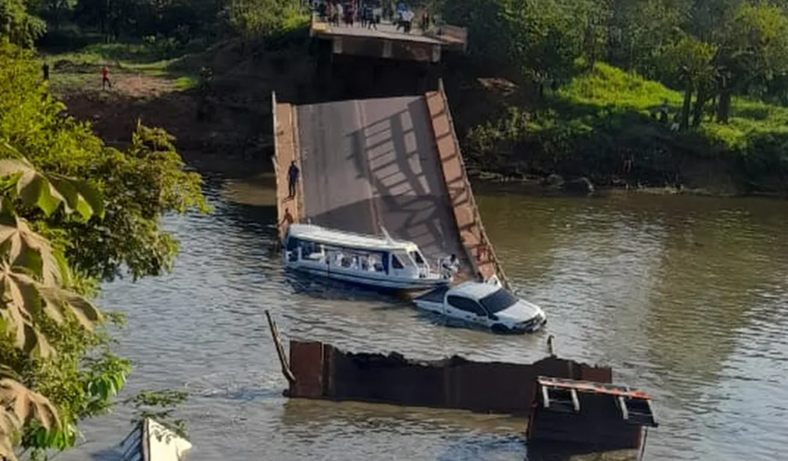 Desabamento de ponte mata 3 e fere 14 no Amazonas