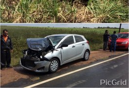 Acidente automobilístico deixa homem ferido na AL 220 em Limoeiro de Anadia