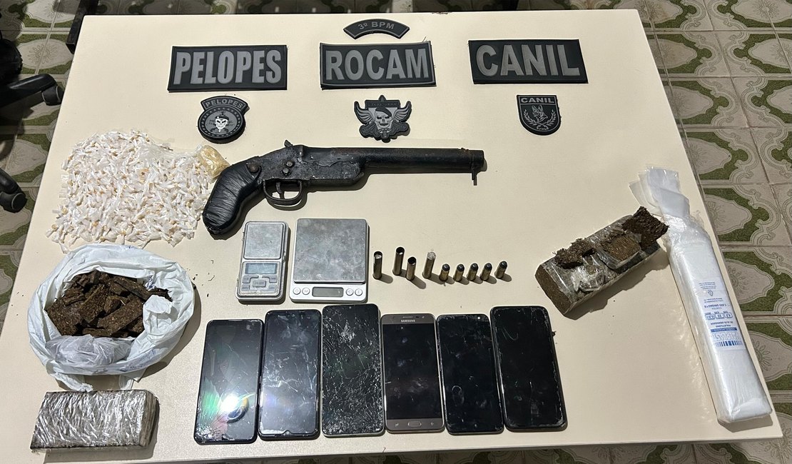 PM vai atrás de responsáveis por tráfico de drogas em ruas da Vila São José e prende homem em flagrante