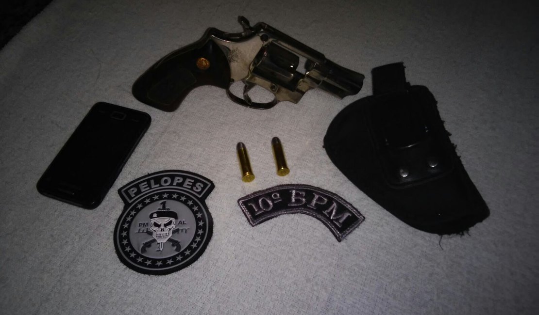 Polícia prende homem por porte ilegal de arma de fogo em Palmeira dos Índios