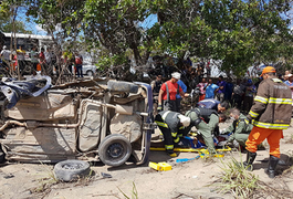 Duas pessoas ficam gravemente feridas após capotamento na BR-316, em Pilar