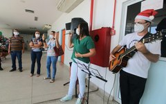 Ação natalina no HEA