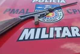 Suspeito de violência doméstica é preso com arma artesanal no Sertão de Alagoas